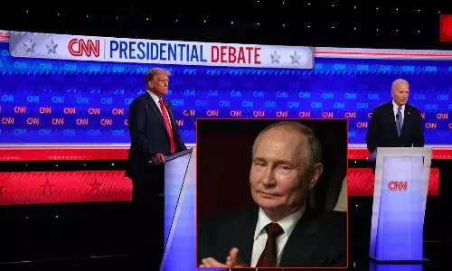 டொனால்டு டிரம்ப்- ஜோ பைடன் விவாதம்: ரஷியா சொல்வது என்ன?