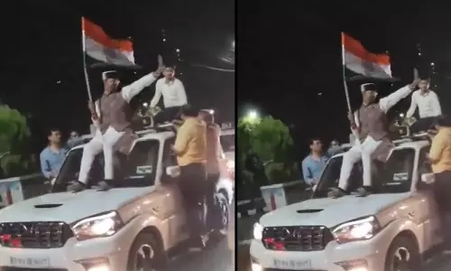 விமர்சனத்தை ஏற்படுத்திய மந்திரியின் கொண்டாட்டம்- வீடியோ