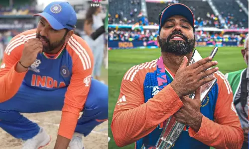 அந்த இடத்தில்தான் எங்களுடைய கனவு நிஜமானது- மைதானத்தின் மண்ணை சாப்பிட்டது குறித்து ரோகித் நெகிழ்ச்சி