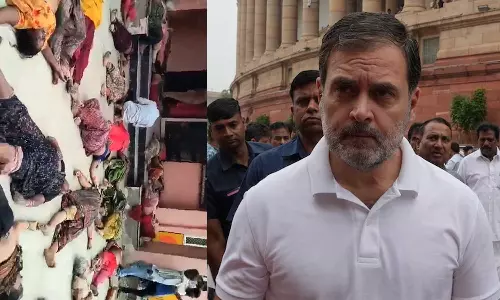 உ.பி. ஹத்ராஸில் ஆன்மிக நிகழ்வின் கூட்ட நெரிசலில் சிக்கி 122 பேர் பலி : ராகுல்காந்தி இரங்கல்