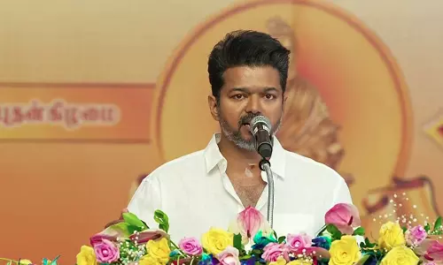 மத்திய அரசை திமுக பாணியில் ஒன்றிய அரசு என குறிப்பிட்டு பேசிய விஜய்