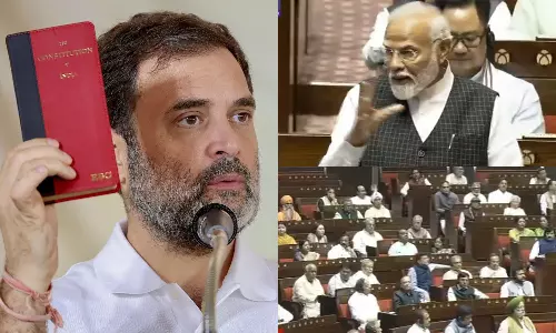 பிரதமர் மோடி உரை- எதிர்க்கட்சிகள் அமளி