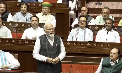 உண்மையை எதிர்கொள்ள முடியாமல் எதிர்க்கட்சிகள் வெளிநடப்பு- பிரதமர் மோடி