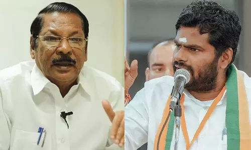 திமுக போட்ட பிச்சை..! ஆர்.எஸ்.பாரதிக்கு அண்ணாமலை கண்டனம்