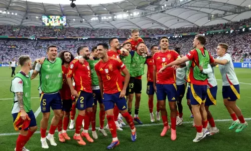 யூரோ சாம்பியன்ஷிப் - ஜெர்மனியை வீழ்த்தி அரையிறுதிக்கு முன்னேறிய ஸ்பெயின்!