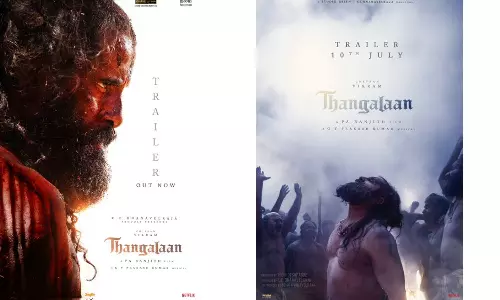 `சாவுக்கு துணிரவனுக்கு மட்டும்தான் இங்க வாழ்க்கை - ரத்தத்தில் மின்னும் `தங்கலான் டிரைலர்