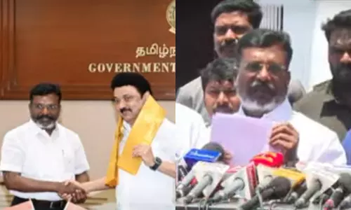 தமிழ்நாட்டில் சட்டம் - ஒழுங்கை சீர்குலைக்க  சில அரசியல் கட்சிகள் சதி: திருமாவளவன்