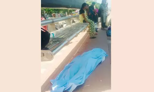 சோழிங்கநல்லூர் சிக்னல் அருகே மாநகர பஸ்சில் வாலிபர் மரணம்