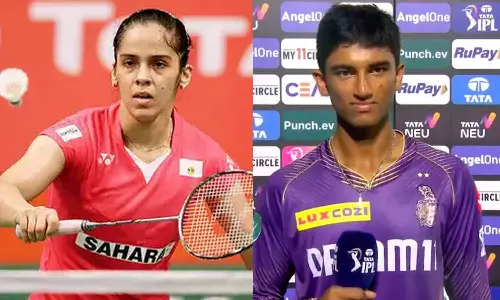 சாய்னா நேவாலிடம் மன்னிப்பு கேட்ட KKR அணியின் இளம் வீரர்