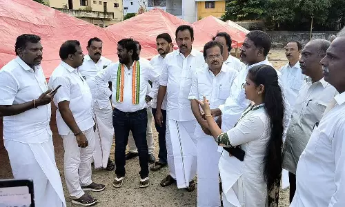 காமராஜர் பிறந்த நாள் விழா பொதுக்கூட்ட ஏற்பாடுகளை ஆய்வு செய்த விஜய் வசந்த்