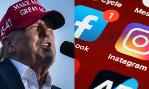 டிரம்பின் பேஸ்புக்- இன்ஸ்டாகிராம் கணக்குகள் மீதான கட்டுப்பாடுகளை நீக்கிய மெட்டா.. ஏன் தெரியுமா?