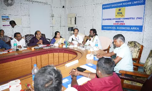 விஜய் வசந்த் எம்.பி தலைமையில் பிஎஸ்என்எல் தொலை தொடர்பு ஆலோசனை கூட்டம்
