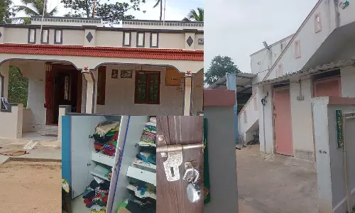 அடுத்தடுத்து 2 இடங்களில்  வீட்டின் பூட்டை உடைத்து 54 பவுன் தங்க நகை, பணம் திருட்டு