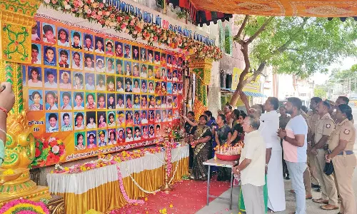 கும்பகோணம் பள்ளி தீ விபத்து: 20-ம் ஆண்டு நினைவு தினம் அனுசரிப்பு