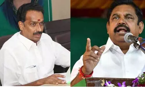 முன்னாள் அமைச்சர்  எம்.ஆர்.விஜயபாஸ்கர் கைது - எடப்பாடி பழனிச்சாமி கண்டனம்