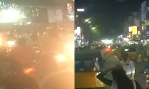 சென்னையில் கார் ஓட்டி விபத்தை ஏற்படுத்திய சிறுவன்