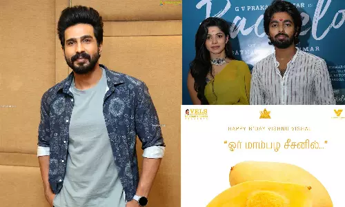 ஓர் மாம்பழ சீசனில்... பேச்சுலர் பட இயக்குநர் இயக்கத்தில் நடிக்கும் விஷ்ணு விஷால்