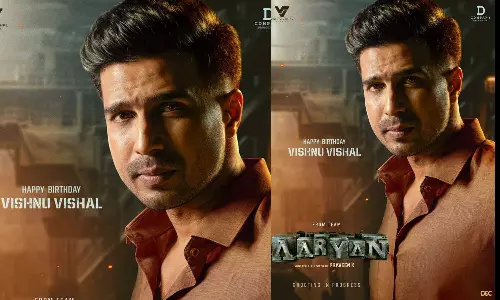 விஷ்ணு விஷாலின் பிறந்தநாளை முன்னிட்டு சிறப்பு போஸ்டரை வெளியிட்ட ஆர்யன் படக்குழு