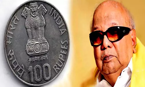 கருணாநிதி நினைவு நாணயத்தின் விலை ரூ.2,500-மத்திய நிதித்துறை அதிகாரி தகவல்