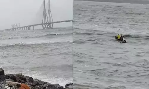 கடலில் குதித்து தந்தை தற்கொலை: மகனுடன் கடைசி நிமிட வீடியோ கால் சாட்டிங்