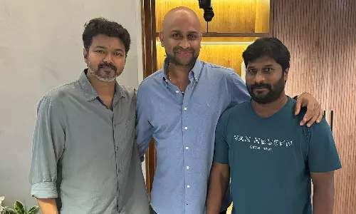 விஜய்யை சந்தித்து வாழ்த்து பெற்ற மகாராஜா படக்குழு