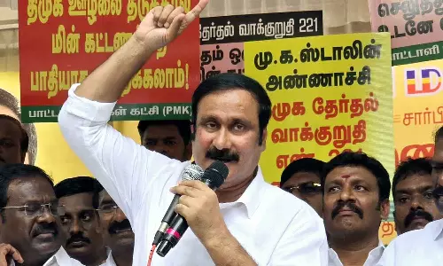 திமுக அரசின் மிரட்டல்களுக்கு பா.ம.க.  ஒருபோதும் பணியாது!- அன்புமணி ராமதாஸ்