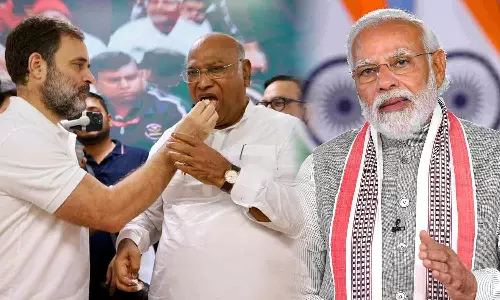 காங்கிரஸ் தலைவர் கார்கே பிறந்தநாள்: பிரதமர் மோடி, ராகுல்காந்தி வாழ்த்து