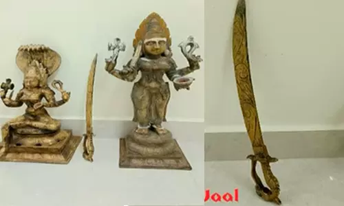 சென்னையில் பழங்கால சிலைகள் பறிமுதல்- 4 பேர் அதிரடி கைது