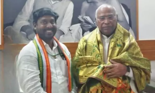 காங்கிரஸ் கட்சி தலைவர் மல்லிகார்ஜூன கார்கேவுக்கு எம்.பி. விஜய்வசந்த் வாழ்த்து