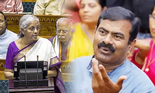 பாஜக அரசின் நிதிநிலை அறிக்கை ஒட்டுமொத்த இந்தியாவிற்கானதா? தேசிய ஜனநாயக கூட்டணிக்கு மட்டுமானதா?- சீமான்