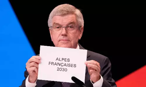 2030 குளிர்கால ஒலிம்பிக் போட்டியை நடத்தும் வாய்ப்பை பெற்றது பிரான்ஸ்