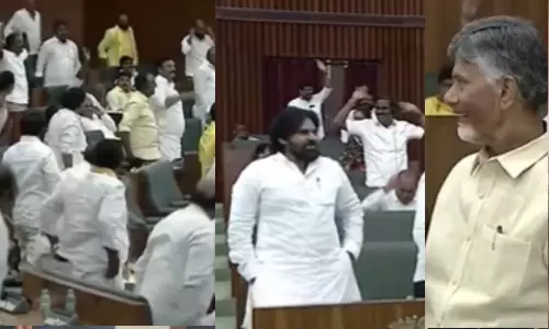 சட்டமன்றத்தில் சந்திரபாபு நாயுடு கேட்ட ஒரே கேள்வி.. மொத்தமாக எழுந்து நின்ற 160 எம்.எல்.ஏக்கள்..