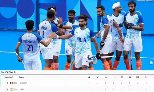 பாரீஸ் ஒலிம்பிக்: ஹாக்கி போட்டியில் நியூசிலாந்தை வீழ்த்தி இந்தியா முதல் வெற்றியை பதிவு செய்தது