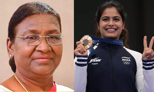 மானு பாகெரால் இந்தியா பெருமை கொள்கிறது- ஜனாதிபதி வாழ்த்து