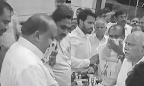 மத்திய அமைச்சர் எச்.டி.குமாரசாமிக்கு திடீர் உடல்நலக்குறைவு- மூக்கில் ரத்தம் கொட்டியதால் பரபரப்பு