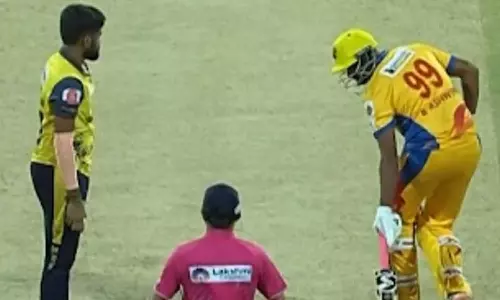 அஸ்வினுக்கு மன்கட் எச்சரிக்கை கொடுத்த நெல்லை வீரர்- வைரலாகும் வீடியோ