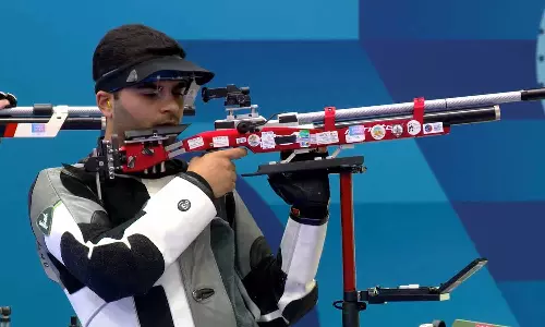 10 மீட்டர் ஏர் ரைபிள் இறுதிச்சுற்று: பதக்கத்தை தவறவிட்ட அர்ஜுன் பாபுதா