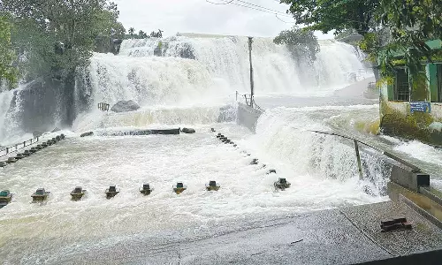 திற்பரப்பு அருவியில் குளிக்க தடை