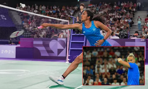 பாரீஸ் ஒலிம்பிக்: எஸ்தோனியா வீராங்கனையை வீழ்த்தி அடுத்த சுற்றுக்கு முன்னேறினார் பி.வி.சிந்து