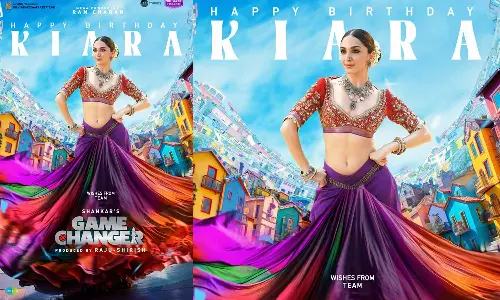 கியாரா அத்வானி பிறந்தநாள்: போஸ்டர் வெளியிட்டு வாழ்த்து தெரிவித்த கேம் சேஞ்சர் படக்குழு