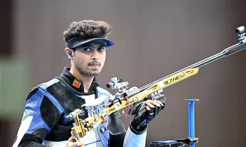 ஒலிம்பிக் துப்பாக்கி சுடுதல்: இந்தியாவின் ஸ்வப்னில் குசேலே இறுதிப்போட்டிக்கு தகுதி