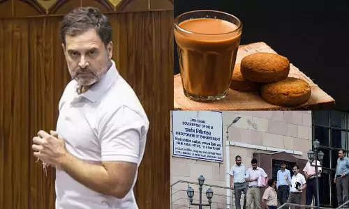 சக்கர வியூக பேச்சுக்காக அமலாக்கத்துறை  ரைடு.. டீ பிஸ்கட்டுடன் காத்திருக்கிறேன்.. ராகுல் காந்தி