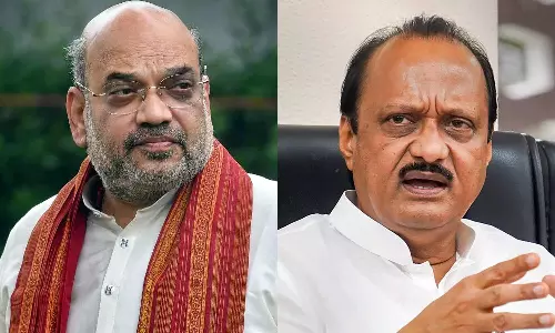 அமித் ஷா- அஜித் பவார்