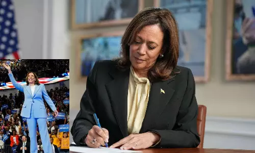 ஜனநாயகக் கட்சியின் அதிகாரப்பூர்வ வேட்பாளரானார் கமலா ஹாரிஸ்.. விரைவில் வேட்புமனுத் தாக்கல்