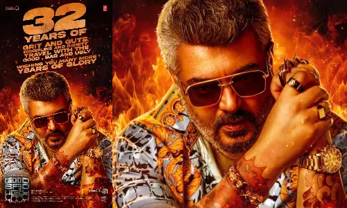 அஜித்தின் 32 வருட   திரைப்பயணத்தை வாழ்த்திய குட் பேட் அக்லி திரைப்படக்குழு