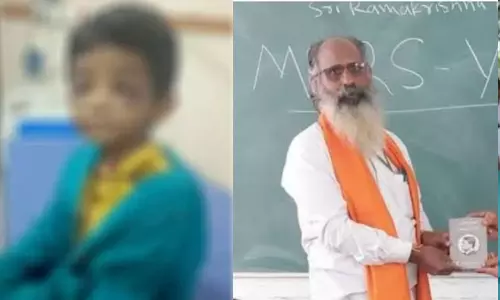 பேனா திருடியதாக ராமகிருஷ்ண ஆசிரமத்தில் சிறுவனுக்கு  சித்ரவதை.. பிச்சை எடுக்க வைத்த கொடூரம்