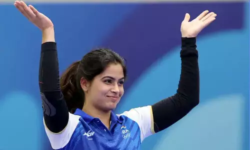 ஒலிம்பிக் நிறைவு விழாவில் இந்திய தேசிய கொடியை ஏந்துகிறார் மனு பாக்கர்