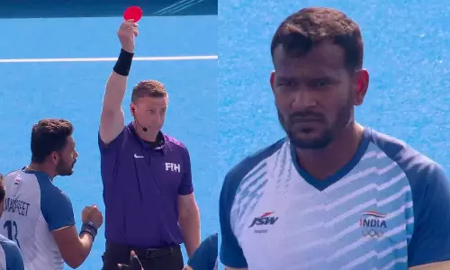 பாரீஸ் ஒலிம்பிக் ஹாக்கி: அரையிறுதியில் விளையாட இந்திய வீரருக்கு தடை