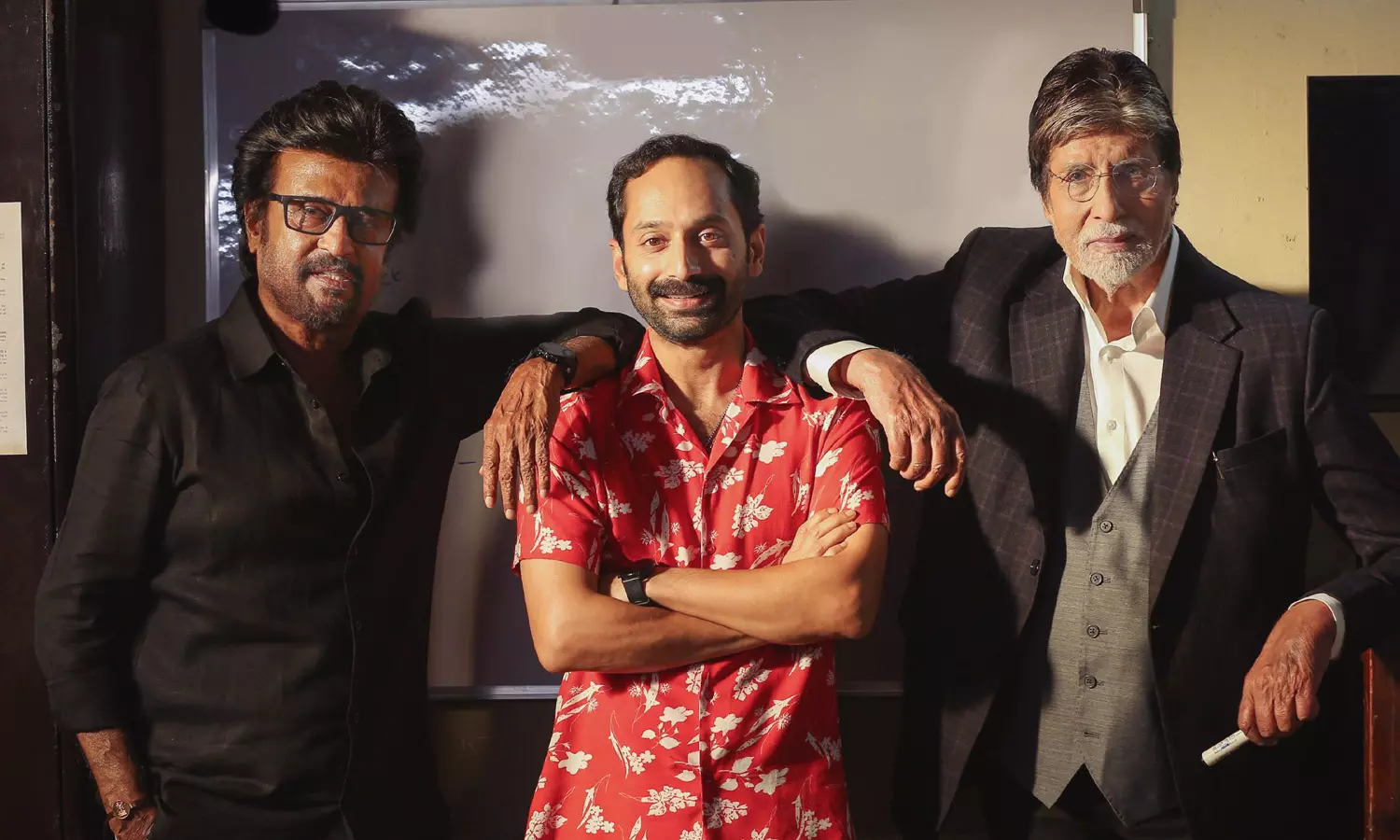 இந்திய சினிமாவின் இரு சூப்பர் ஸ்டார்களுடன் பகத் பாசில் இந்திய சினிமாவின் இரு சூப்பர் ஸ்டார்களுடன் பகத் பாசில்