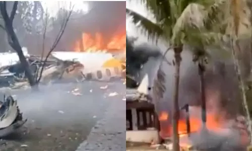 பிரேசிலில் விபத்தில் சிக்கிய பயணிகள் விமானம்.. 61 பேர்  பலி -   பதறவைக்கும் வீடியோ